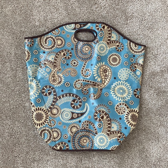 Large Paisley Multi-Functional Reusable Bag - Picture 2 of 5